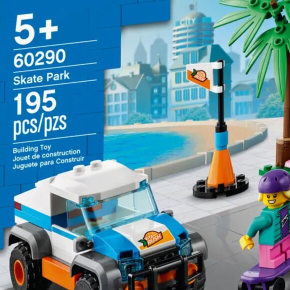 Brand New Lego City Skate Park 60290 Building Kit - Picture 2 of 9